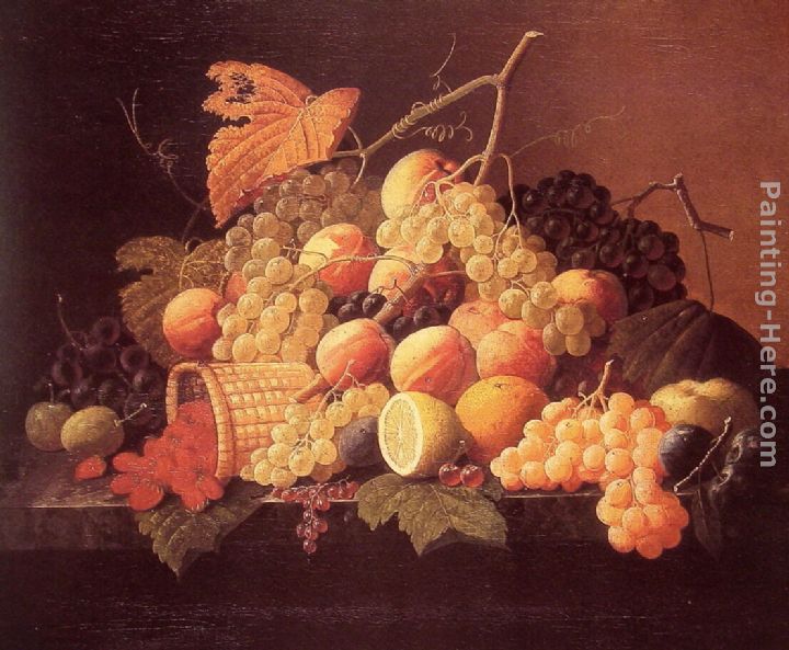 Still Life with Fruit painting - Severin Roesen Still Life with Fruit art painting